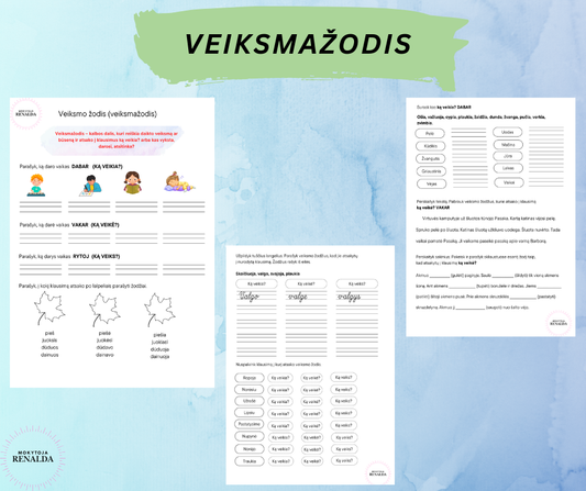 Veiksmažodis 2 klasė